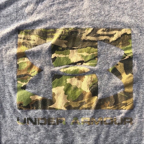 Under Armour Boy’s Camo Logo Short Sleeve Tee - Picture 6 of 7